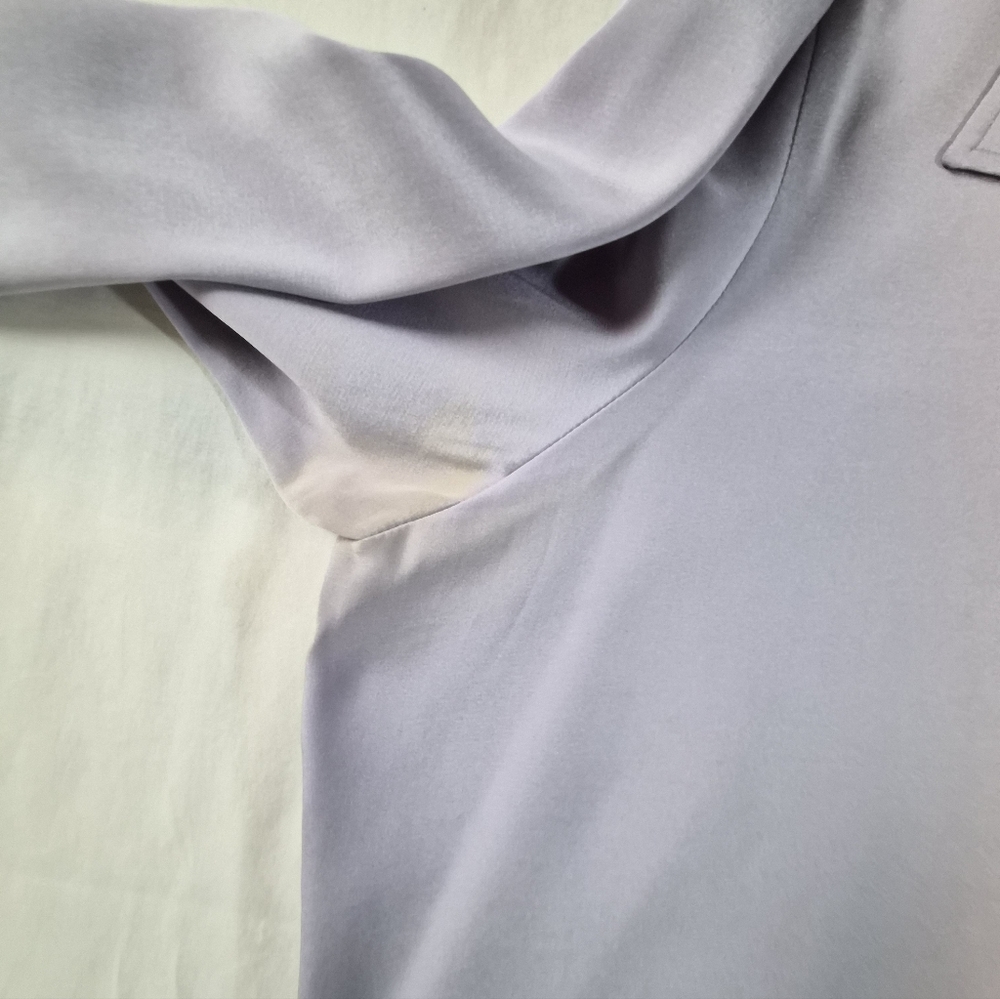 ​REPURPOSE PROJECT: Talbots Petite 96% Silk Stretch Blouse - 16P - Picture 10 of 10